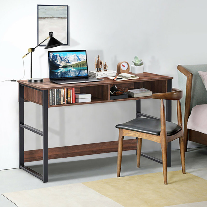 Swarthofthi Solid Wood Base Writing Desk