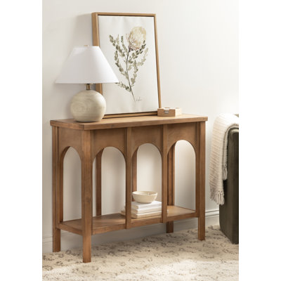 Wooden Entryway Console Table