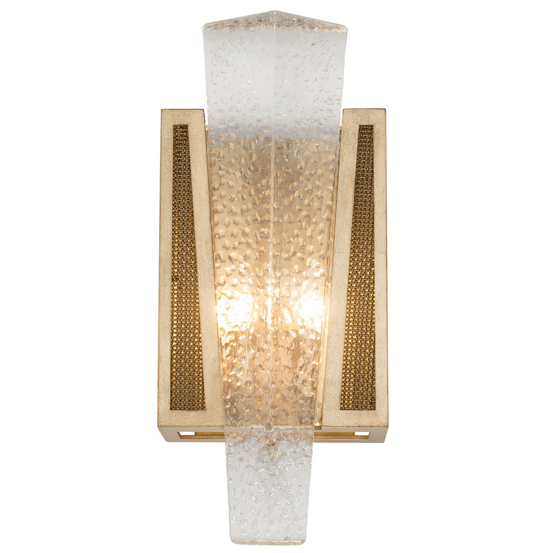Crownstone Flush Mounted Sconce, Gold