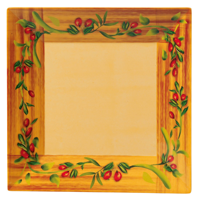 Assiette plate Olive
