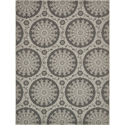 Outdoor Veranda Area Rug Pebble Color