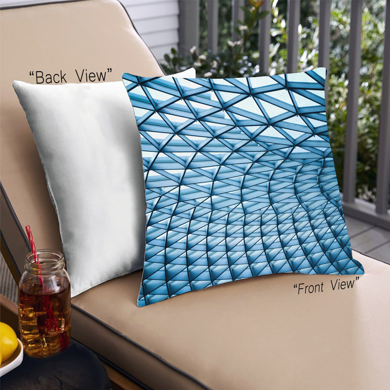 Coussin décoratif Color Focus Blue 93, Microsuède