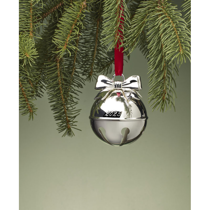 Ornement 2025 Jingle Bell Silverplate