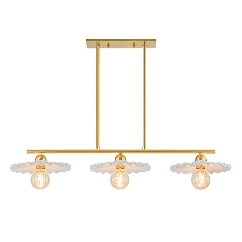 Geffrey 3 - Light Ceramic Kitchen Island Chandelier