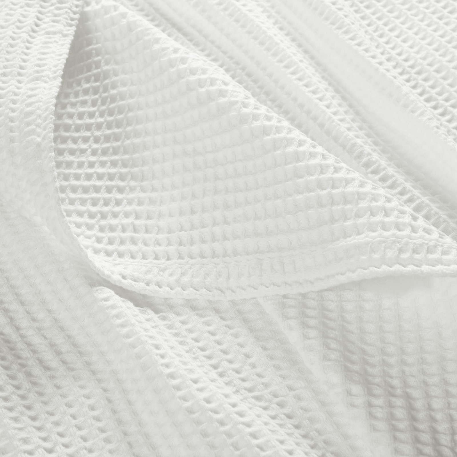 Cotton Throw Blanket, King, White