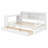 Daybed with Desk, Storage Drawers, Charging Port & Shelves-1385121960