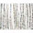 Braided Polyester Placemats Set of 4 - Birch Trees Design