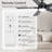 42" 5-Blade Ceiling Fan with LED Light and Remote, 6 Speeds Reversible DC Motor, 3CCT LED