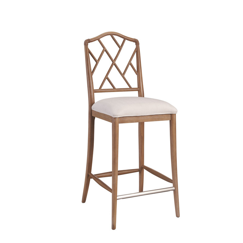 Solid Wood Counter Stool, Brown, Counter Stool (30” Seat Height)