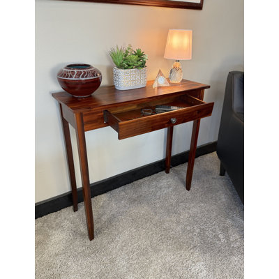 Aiydan 32" Solid Wood Console Table by Lark Manor