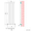 Quackenbush Vertical Designer Radiator-1277270891