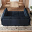 Canapé-lit modulaire réversible en velours Wylodene-86830881
