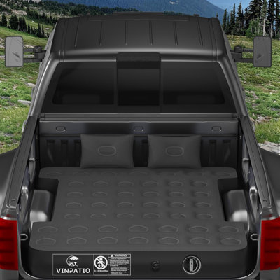 Inflatable Truck Bed Mattress with Build-in Pump Fit For 5.5-5.8ft Short Truck