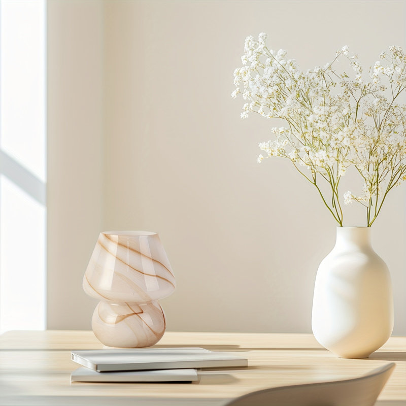 Lampe de table Modern, Brun, Brun