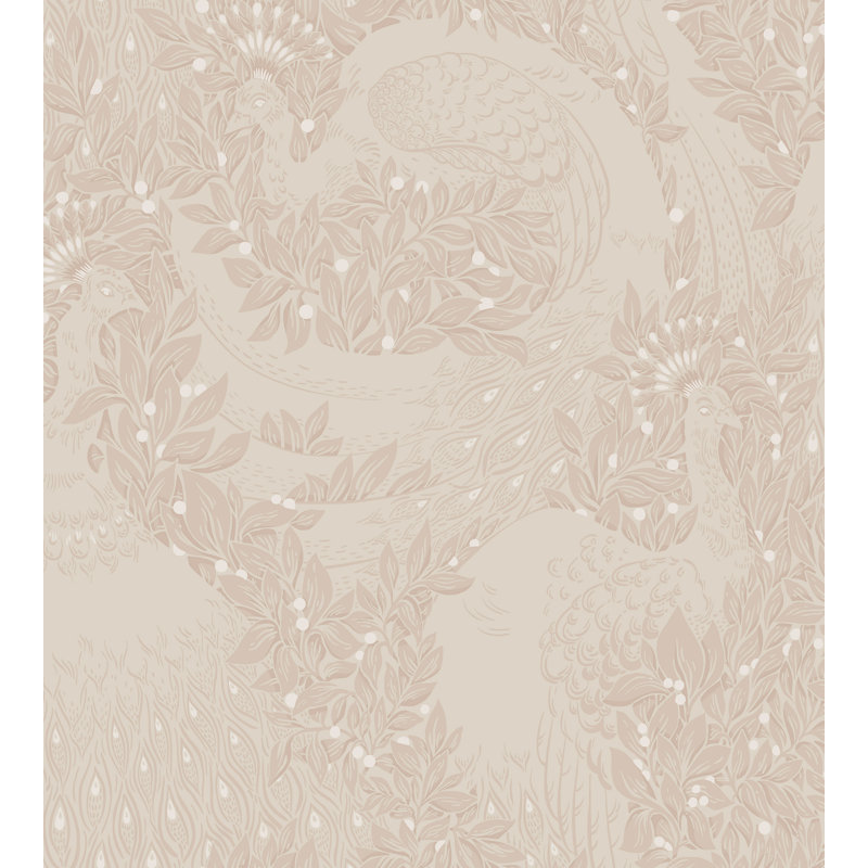 Jordnara Floral Wallpaper Roll, Blush