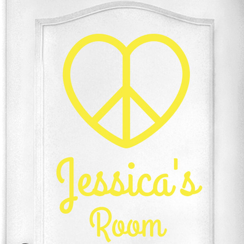 Wall Decal, Bright Yellow