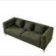 Canapé d'angle 3 places surdimensionné de 206 cm (81 pouces), canapé d'angle confortable en tissu pour salon - canapé d'angle profond, assise moelleuse avec 3 coussins pour salon, chambre, bureau-133666498