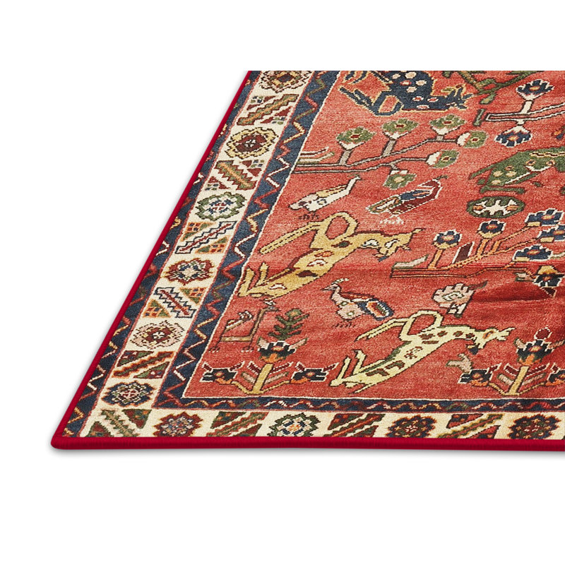 Tapis traditionnel brun / beige, Rectangle 2 pi x 3 pi