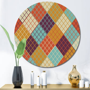 Latitude Run® 'Modern Squiggle Stripe Triangle' - 3 Piece Graphic