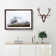 The Swiss Alps with a Flock of Birds in Abstract - Picture Frame Graphic Art Print