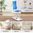VOCIC Plastic / Acrylic Stackable Folding Chair