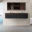Meuble-lavabo flottant 72 po avec tiroirs à fermeture en douceur et double cuve à quartz double 72 po