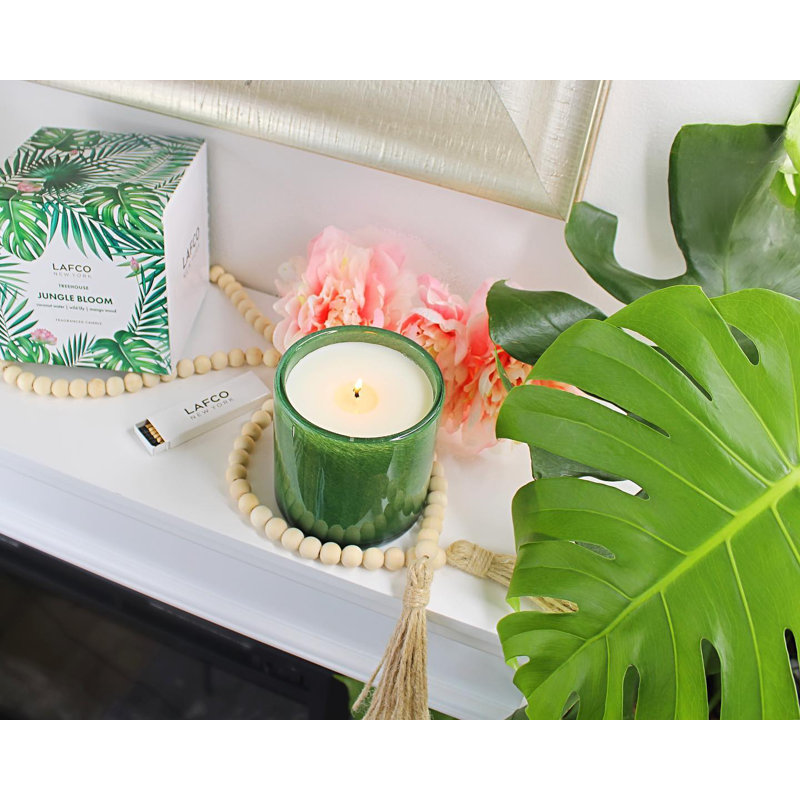 Verdant Breeze Soy Wax Scented Candle with Single Wick