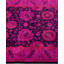 Overdyed Hand-Knotted Wool Modern-Contemporary Purple Runner 3' 0" x 10' 9"