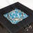 Wicker Fire Pit Column with Glass Wind Guard