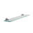 Worcester Wall Mounted Glass Shelf with Traditional Chrome Brackets 60cm