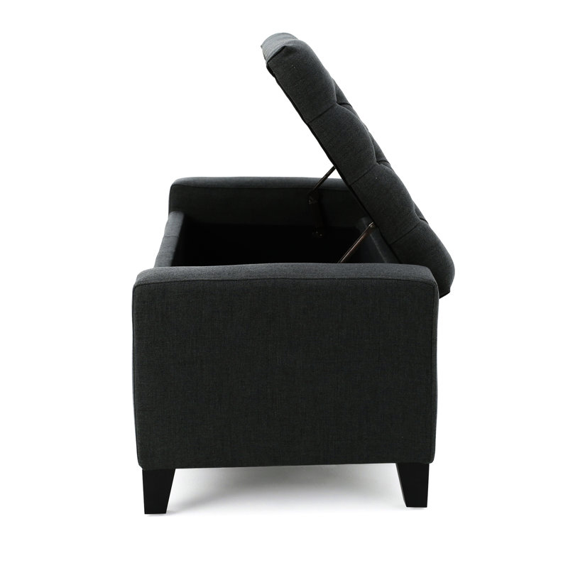16.82”h Dark Gray Storage - 20.50”d X 51.00”w Stores Your Daily Essentials Large Provides Enough Space, Dark Gray