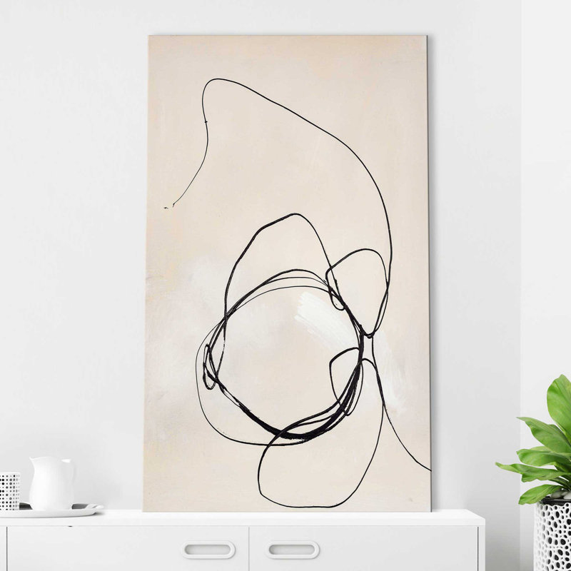 Fine Line 5 par - Peinture, Toile tendue, H 60 po x l 36 po x P 1,5 po