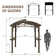 8 Ft. W Galvanized Metal Gazebo