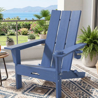 Chaise Adirondack pliante pour l'extérieur 