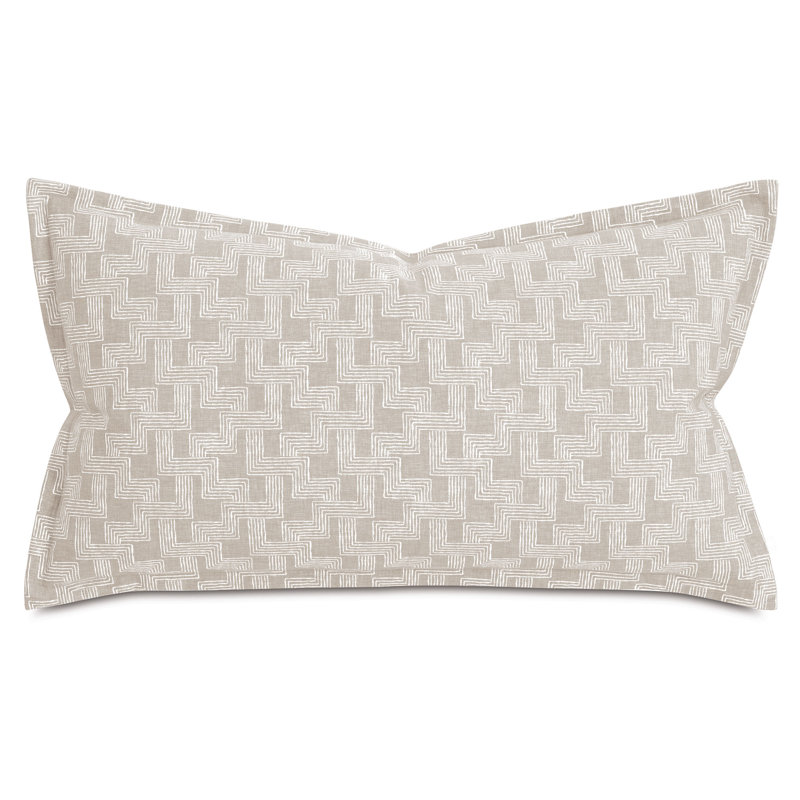 Benson Polyester Blend Geometric Sham, King