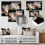 White Peach Glamour Luxury Pivoines II - pivoines, art mural-1809321136-1809321151