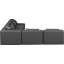 Canapé modulaire en similicuir 5 pièces Ivion-94884293