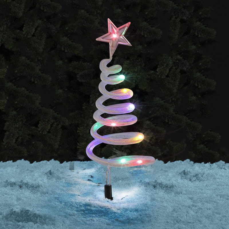 25cm Striped Lighted Holiday Shaped Ornament