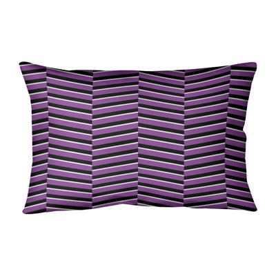 Fractured Stripes Lumbar Pillow