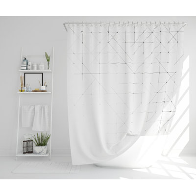 Neliana Polyester Shower Curtain Set
