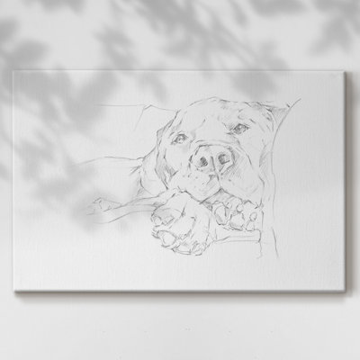 Lazy Dog I-Gallery Wrapped Canvas