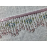 Crystal Beaded Fringe Fabric