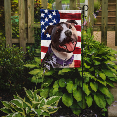 Polyester à 2 côtés 15 x 11 po drapeau de jardin