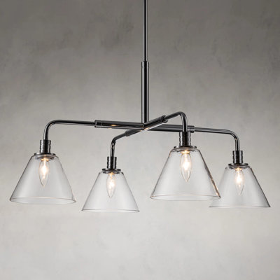 Royelle 4 - Light Glass Chandeliers