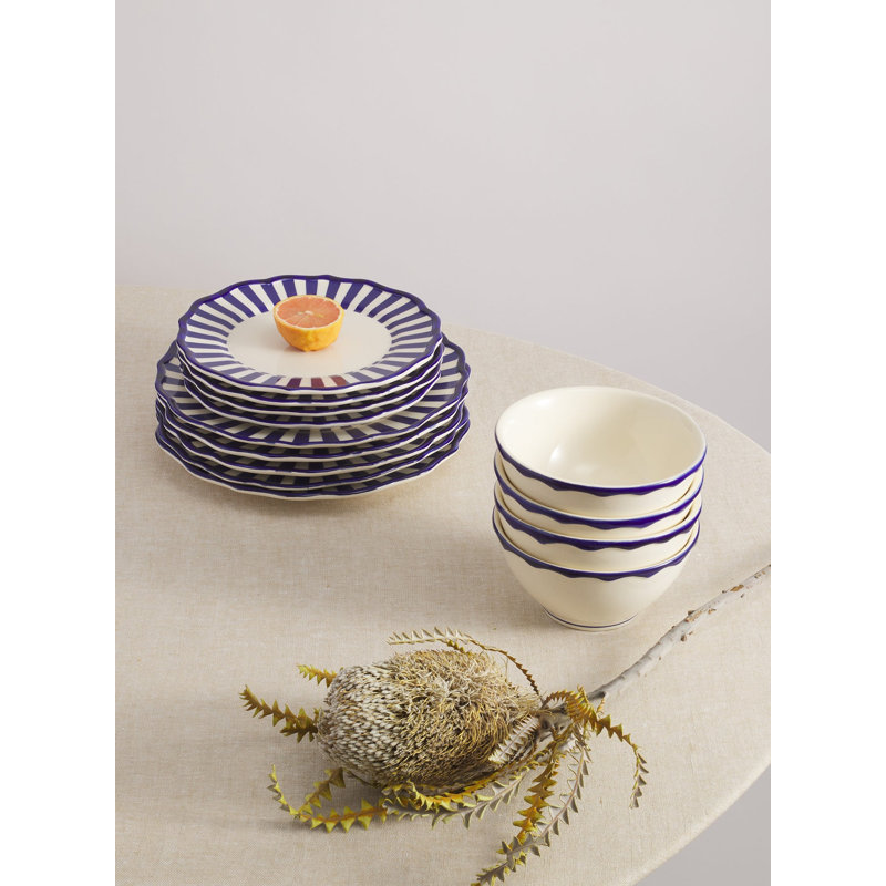 Riviera Dinnerware Set With Cereal Bowl