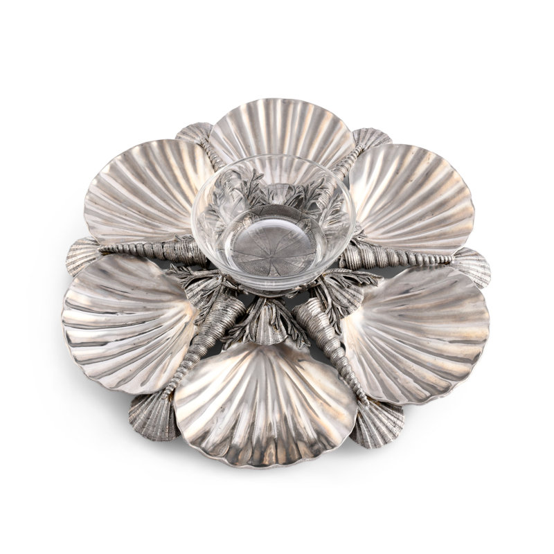 Sea And Shore Pewter Tray