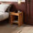 Manhattan 14.9" Nightstand, Solid Beech Wood Minimalist Bedside Table for Bedroom