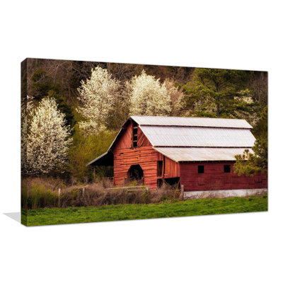 " Skylight Red Barn " Print