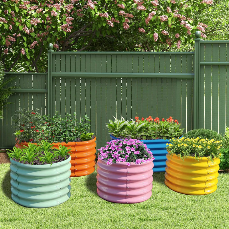 Ensemble de 5 lits de jardin surélevés pour enfants de 18 po de hauteur