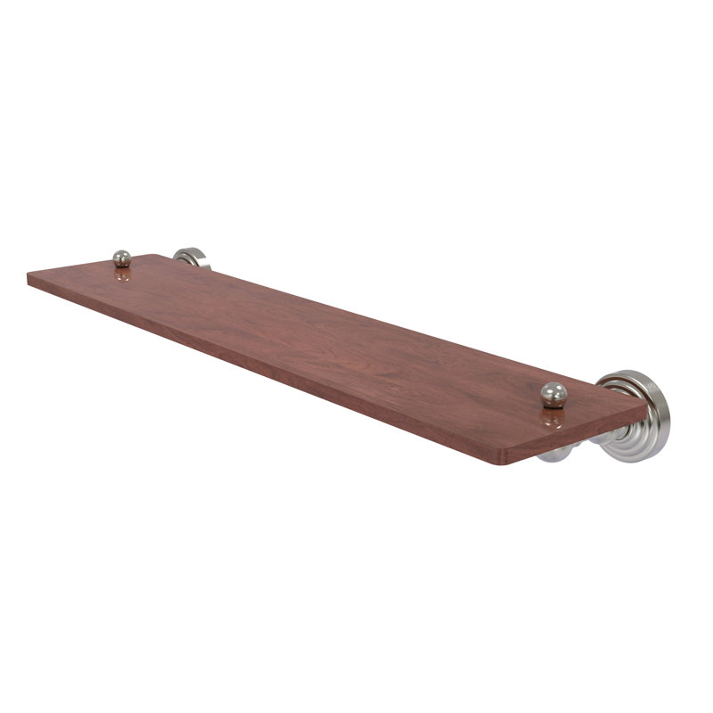 Beresford Bracket Shelf, Satin Nickel, 2.5" H x 22" W x 5" D